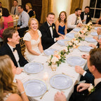 DaYammi 350PCS Clear Gold Plastic Dinnerware Set for 50 Guests, Hammered Disposable Plates for Party, Include: 50 Dinner Plates, 50 Dessert Plates, 150 Gold Silverware, 50 Napkins, 50 Cups