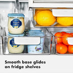 OXO Good Grips Fridge Organization Bin 5 in x 10 in - for Berry Bins, Yogurt Cups and More