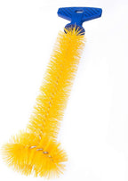 Mr. Scrappy Universal Garbage Disposal Brush, Sturdy Grip Handle, 11-Inches,Yellow