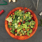Winco WWB-10 Wooden Woven Salad