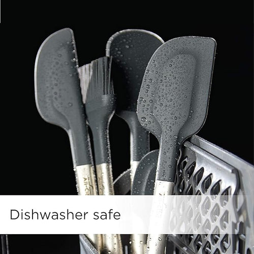 All-Clad Specialty Silicone Kitchen Gadgets Spatula Spoon Kitchen Tools, Kitchen Hacks Silver