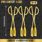 3PCS 9.8-Inch Stainless Steel Salad Tongs for Serving Heavy Duty Serving Tongs for Home Parties, Weddings, Buffets, Barbecues, Kitchen Utensils for Cake, Steak, Salad and More (3, Gold)