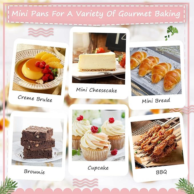 Mini Loaf Pans with Lids 100 Pack,LNYZQUS 6.8oz Mini Cake Pans Rectangle Aluminum Foil Baking Tins Containers,Disposable Small Cake Baking Pan Cupcake Baking Cups Muffin Tins-White