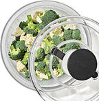 OXO Good Grips Salad Spinner | Lettuce Spinner | Fruit Washer | Fruit Washing Bowl with Strainer | Vegetable Cleaner | Salad Cleaner | Lettuce Washer | 6.22 Quart Capacity (Pack of 4)