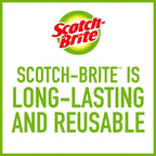 Scotch-Brite Glass and Water Bottle Brush, Long-Lasting Bristles, Safe On Multiple Types of Water Bottles, Baby Bottles, Vases, and More (Pack of 2)
