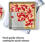 OXO Good Grips Non-Stick Pro Clear Coated Metal Bakeware Cake Pan 9 in Square, Baking Pan for Cakes, Brownies and Cookies