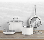 Cuisinart Matte White Stainless Steel 11 Piece Set