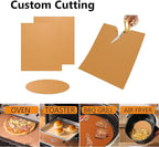 UBeesize 4 Pack XL Thickened Copper Oven Liners for Bottom of Oven, Reusable 17x25 Inch Heavy Duty Non Stick Teflon Oven Mats BPA & PFOA Free, Fit Electric Gas Toaster Convection Ovens Grills