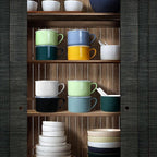 Soup Bowls with Handles & Spoons, 30oz Ceramic Ramen Bowl with Lid, Large Soup Mugs/Cups for Instant Noodle, Big Cereal Bowls for Oatmeal, Soup Containers with Lids, Set of 2, Teal Blue