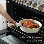CAROTE 17pcs Pots and Pans Set, Nonstick Cookware Set Detachable Handle, Induction Kitchen Cookware Sets Non Stick with Removable Handle, RV Cookware Set, Oven Safe
