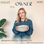 Mora Ceramic Large Pasta Bowls 30oz, Set of 4 - Serving, Salad, Dinner, etc Plate/Wide Bowl - Microwave, Oven, Dishwasher Safe Kitchen Dinnerware - Modern Porcelain Stoneware Dishes, Earl Grey
