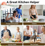 10" Pro Chicken Shredder Tool Twist Large for Kitchen, BPA-Free Food-Safe Meat Grinder, Visible Chicken Breast Meat Shredder with Strong Anti-Slip Bottom & Ergonomic Handle, Green