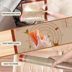Pastry Mat, 0.7mm Extra Thick 36 x 24 Inches Large Non Stick Silicone Baking Pad, Pie Crust Rolling Supplies for Making Christmas Cookies Bread, Easy to Clean