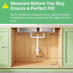 Kitstorack Under Sink Organizer, 2-Pack 3-Tier Height Adjustable Thickened Metal Pull out Cabinet Organizer Shelf, Slide out Storage Drawer Rack for Bathroom Kitchen Pantry Home Laundry Organization