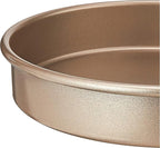 Cuisinart 9-Inch Chef's Classic Nonstick Bakeware Round Cake Pan, Champagne (Pack of 2)