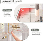 Aveniee Corner Bathroom Counter Organizer, Bathroom Countertop Shelf Makeup Organizer for Vanity Perfume Tray for Corner Storage (3 Tiers, Grey)