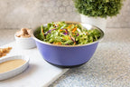 Fox Run Stainless Steel Mixing Bowl, Purple, 4.25 Quart