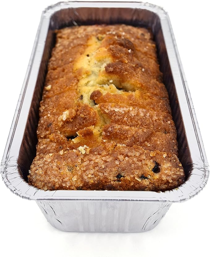 (600 Pack) Premium 2-LB Bread Loaf Baking Pans - 8.5" x 4.5" x 2.5" l Heavy Duty l Disposable Aluminum Foil Tins for Cakes Meatloaf Lasagna