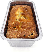 (600 Pack) Premium 2-LB Bread Loaf Baking Pans - 8.5" x 4.5" x 2.5" l Heavy Duty l Disposable Aluminum Foil Tins for Cakes Meatloaf Lasagna