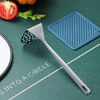 Stainless Steel Potato Masher, Berglander Heavy Duty Metal Potato Ricer, Food Masher Utensil Hand Masher, Vegetables Fruits Versatile Masher, Heat Resistant, Dishwasher Safe, Easy to Clean