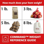 Command Large Caddy, Holds up to 4 lb, 8.6" x 3.1" x 3", 1 Caddy with 4 Strips, Damage-Free Organization Wall Mount to Cabinet, Kitchen, Pantry, Closet, or Under Sink