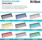 Kraus Multipurpose Workstation Sink Roll-Up Dish Drying Rack, Colander and Trivet in Dark Grey, KRM-11DG