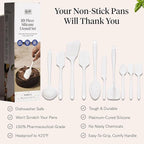 GIR: Get It Right 10-Piece Silicone Essentials Kitchen utensils set - Ladle, Spatula, Flip, Spoon & Spoonula - Non toxic cooking utensils for Nonstick Cookware, Cooking and Baking - Confetti