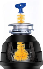 Mr. Scrappy Universal Garbage Disposal Brush, Sturdy Grip Handle, 11-Inches,Yellow