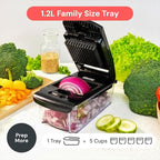 Fullstar The Original Pro Chopper - Vegetable Chopper and Mandoline Slicer, Food Chopper with Container, Fruit Cutter, Veggie Slicer, Kitchen Gadgets & Gifts, Home Essentials (6 in 1, Black)