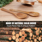NiHome Glass Salad Bowl with Acacia Wood Salad Tongs, Large Capacity Design with Enhanced Stability, Versatile Serving Dish for Salads, Fruits, Ideal for Gatherings & Daily Family Dining