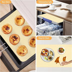 Silicone Baking Mat Roll, 12 IN x 6 FT, Non-Stick, Reusable, Heat-Resistant Baking Sheet for Oven, Air Fryer, Pastry, Dough, Bread, Non-Slip Kitchen Counter Mat