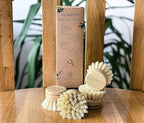 eplanita Replacement Brush Heads (Pack of 8) for Bamboo Dish Brush, Sisal Bristle Refills, Agave Cactus Fibres, Kitchen Eco Scrubber, Plastic Free Washing Up, Zero Waste Cleaning