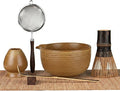Matcha Whisk Set, 7-Piece Matcha Kit with Ceramic Matcha Bowl, Bamboo Whisk, Scoop & Sifter - Complete Matcha Tea Set Perfect for Beginners & Matcha Lovers, Brown