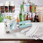 KitchenAid Classic Multifunction Can Opener and Bottle Opener Easy to Use, Razor Sharp Stainless Steel Cutting Wheel, Soft Ergonomic Handles, Mineral Water