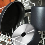 T-fal Initiatives Nonstick Cookware Set 18 Piece, Oven Broiler Safe 350F, Kitchen Cooking Set w/Fry Pans, Saucepans, Stockpots, Skillet, Spoons, Lids Pots and Pans Set Non Stick Dishwasher Safe Black