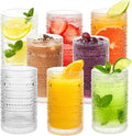 Hobnail Drinking Glasses Set of 8, 12 Oz Vintage Style Tumblers – Thick Durable Glass, Smooth Interior, Dishwasher Safe for Water, Juice, Wine, Whiskey