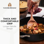 Wooden Spoons for Cooking – 13 Pcs Premium Teak Wooden Utensil Set - Durable, Safe for Nonstick Cookware, Easy to Clean & Heat Resistant Kitchen Utensils Set Wood with Ergonomic Handles