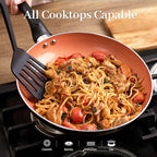 Ceramic Pots and Pans Set, 15PCS Nonstick Set Ceramic Cookware Set, Nonstick Pan Pots and Pans Set Non Stick Cookware set (With-Induction)