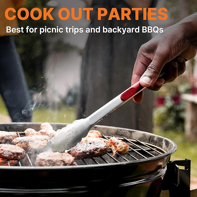 Portable Camping Cooking Utensils Set, Camp Kitchen Set with Organizer Bag, RV Essentials Outdoor Cooking Utensil Kit for Travel, Picnics, Camping, BBQs, Parties