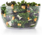 OXO Good Grips Salad Spinner - Large, Green Lettuce & Fruit Washer, BPA-Free, Easy One-Hand Pump