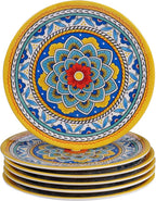 Certified International Portofino 12 Piece Melamine Dinnerware Set, Service for 4, Multi Colored