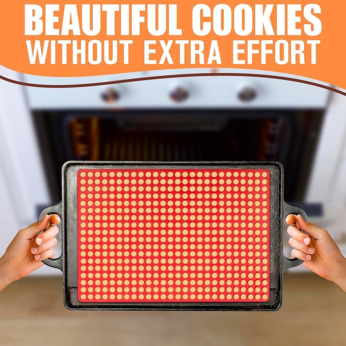 Chocolate Chip Mold with 468 Boba Cavities - 15,7"x11" Silicone Dog Treat Mold with Temperature Range from -40℉ to 446℉ - Versatile Silicone Dog Treat Molds for Baking and Freezing Treats & Chocolate