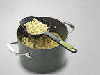 Joseph Joseph 10160 Scoop Colander Strainer Slotted Spoon, Large, Gray/Green