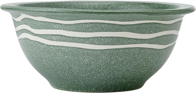 Pfaltzgraff Nature's Pallet 12 Piece Stoneware Dinnerware Set, Service for 4, Modern Style, High Rims for Everyday use, Green