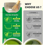 TEANAGOO Matcha Whisk Set, 10 Pcs Complete Set, Black, Matcha Kit with Tray, Bowl, Scoop, Sifter, Powder Jar, Gift for Matcha Lovers