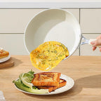 Egg Pan, 8 Inch Omelette Pan Nonstick Skillet,Small Non Stick Frying Egg Pan,Medical Stone Coating Cookware, Induction Skillet for Eggs, PFOA Free Cookware (20 cm)