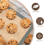 Silicone Baking Mat, 3 Pack Reusable Baking Sheet, Non-Stick ＆ Food Safe Silicone Mats for Baking for Making Cookies Macaroons Bread, Baking Supplies ＆ Accessories