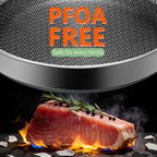 Non Stick Frying Pans, 10-inch Hybrid Frying Pans Nonstick Stainless Steel Skillets, Dishwasher & Oven-Safe, Stay-Cool Handle, PFOA Free Cookware, Compatible with All Cooktops