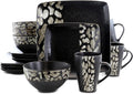 Elama's Savannah 16 Piece Stoneware Dinnerware Set