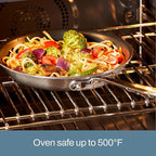 All-Clad D5 Brushed Pro Nonstick 5-ply Bonded Cookware, Fry Pan, 12 inch